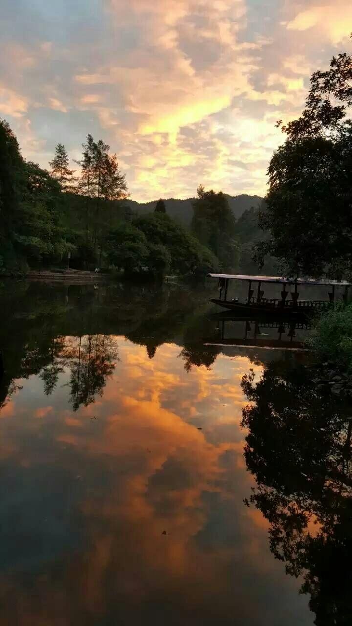 大洪海码头晚景